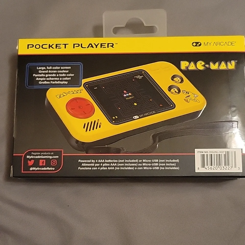 Pac-Man Pocket Player Portable Gaming System
